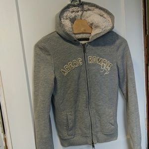 Abercrombie Sherpa hooded sweatshirt, M